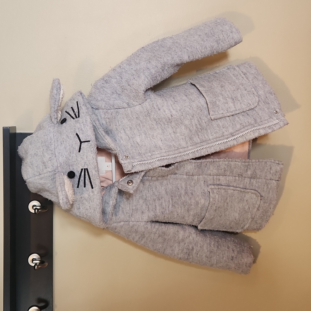 Girls 3T Cat & Jack Bunny Coat